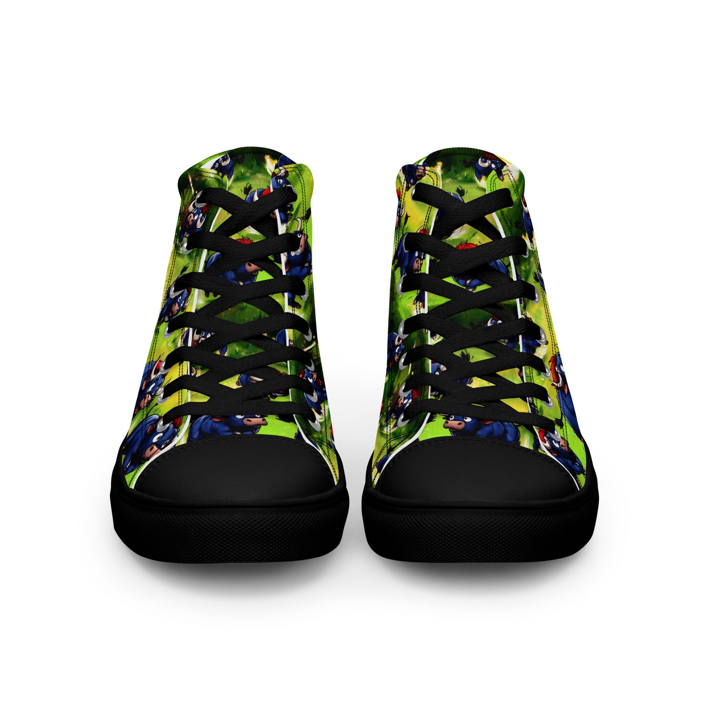 Men’s high top canvas shoes