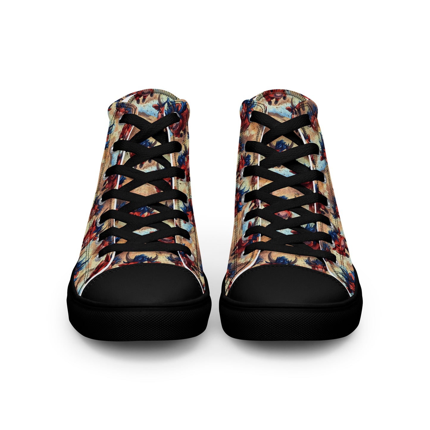 Men’s high top canvas shoes