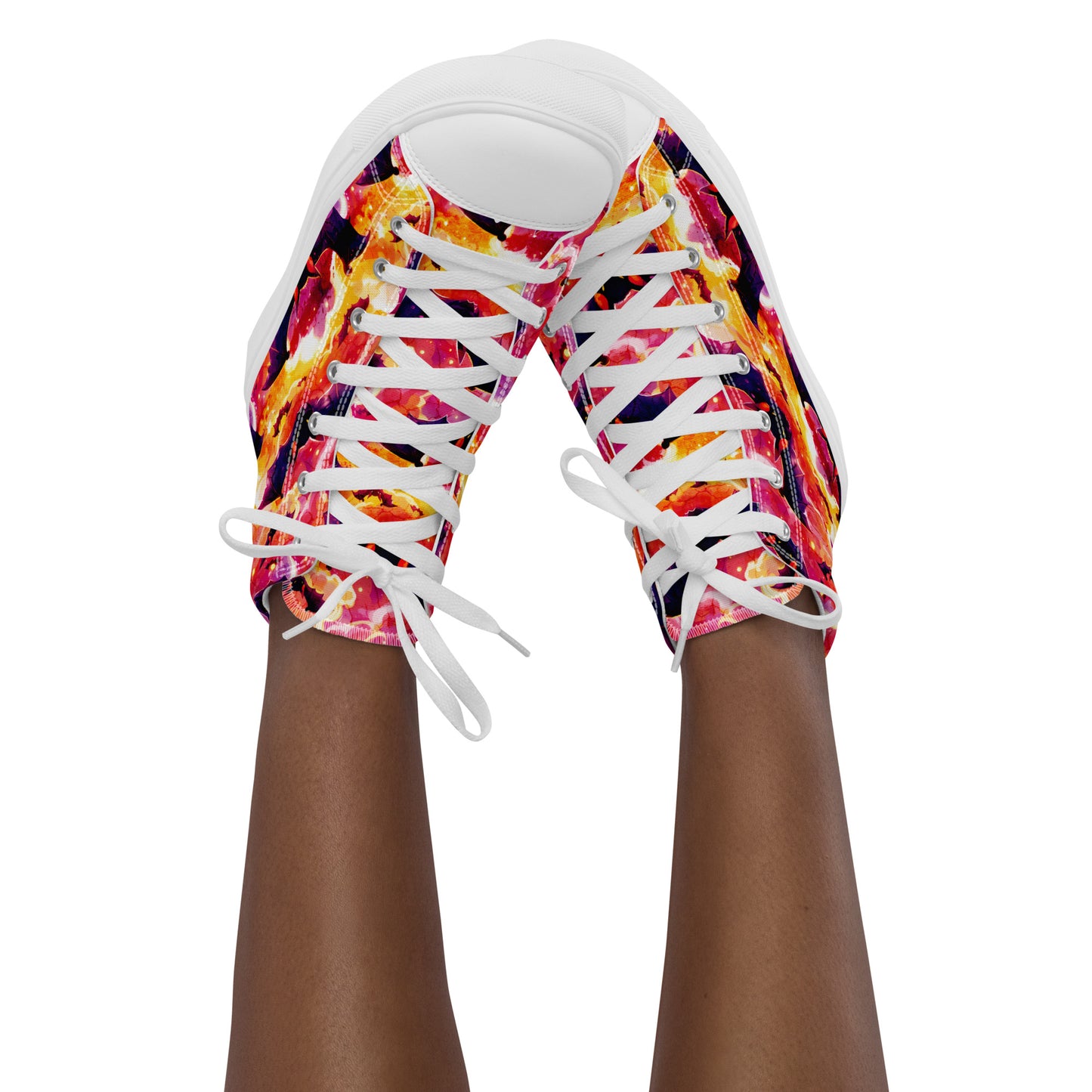 Women’s high top canvas shoes