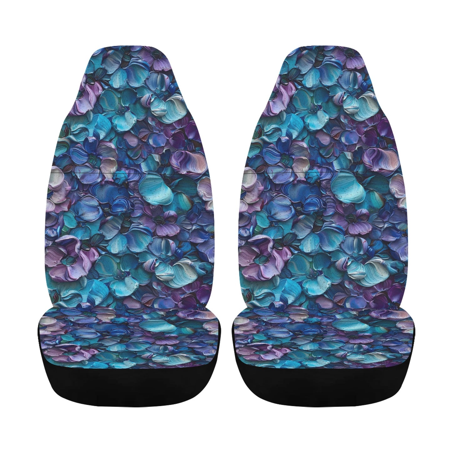 Peacock Colors Car Seat Cover