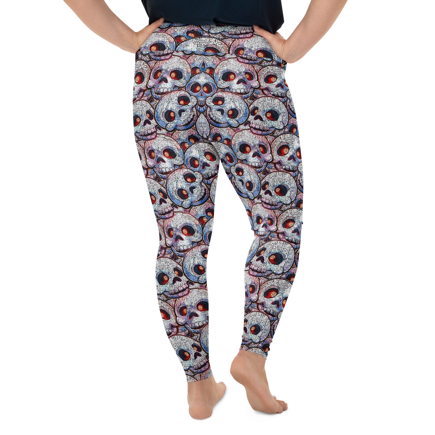 All-Over Print Plus Size Leggings