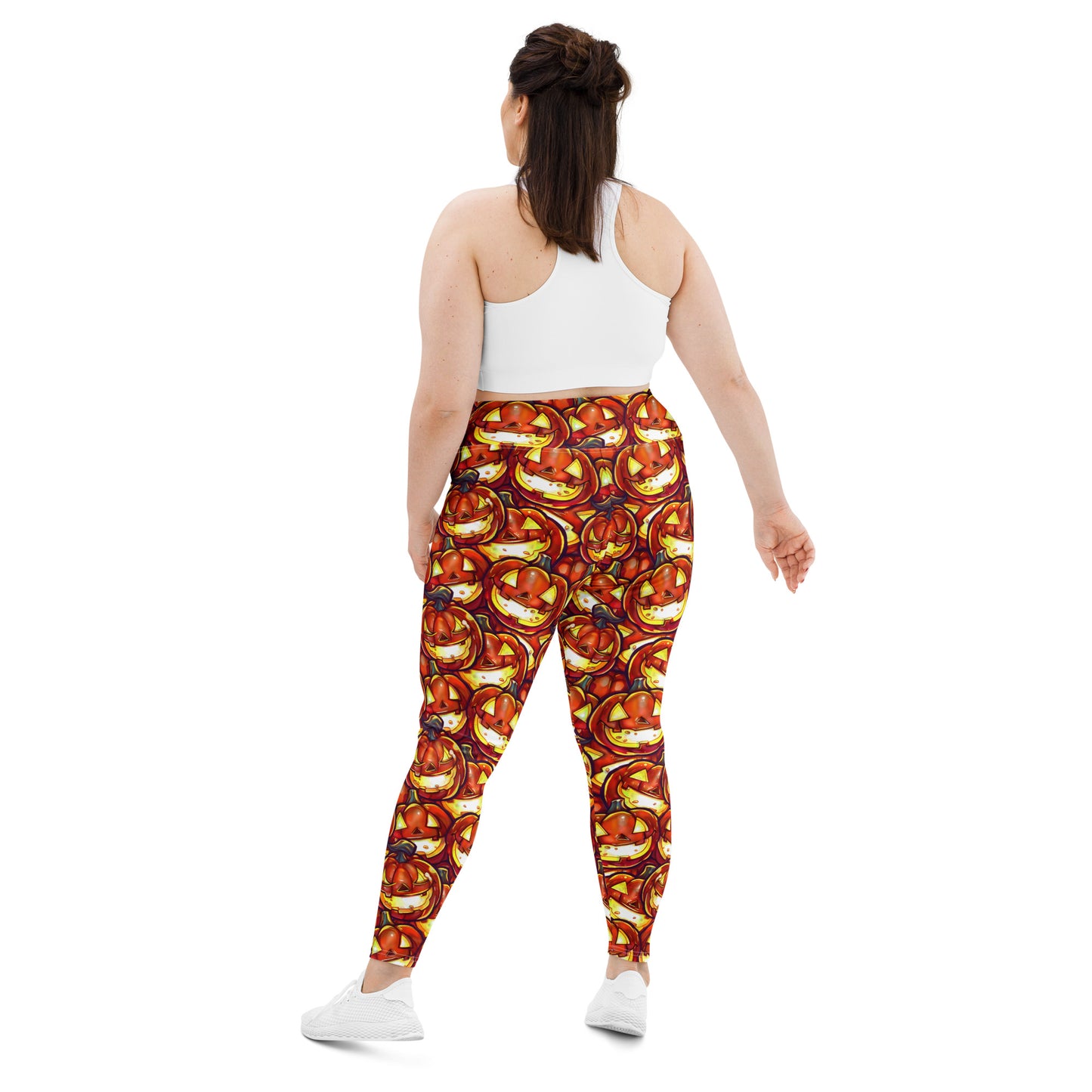 All-Over Print Plus Size Leggings