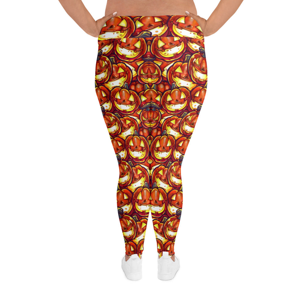 All-Over Print Plus Size Leggings