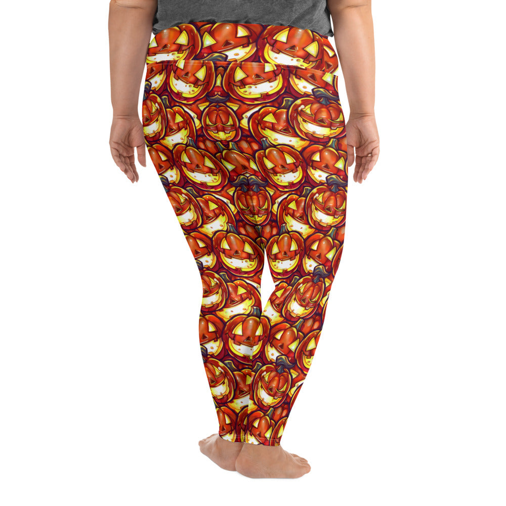 All-Over Print Plus Size Leggings