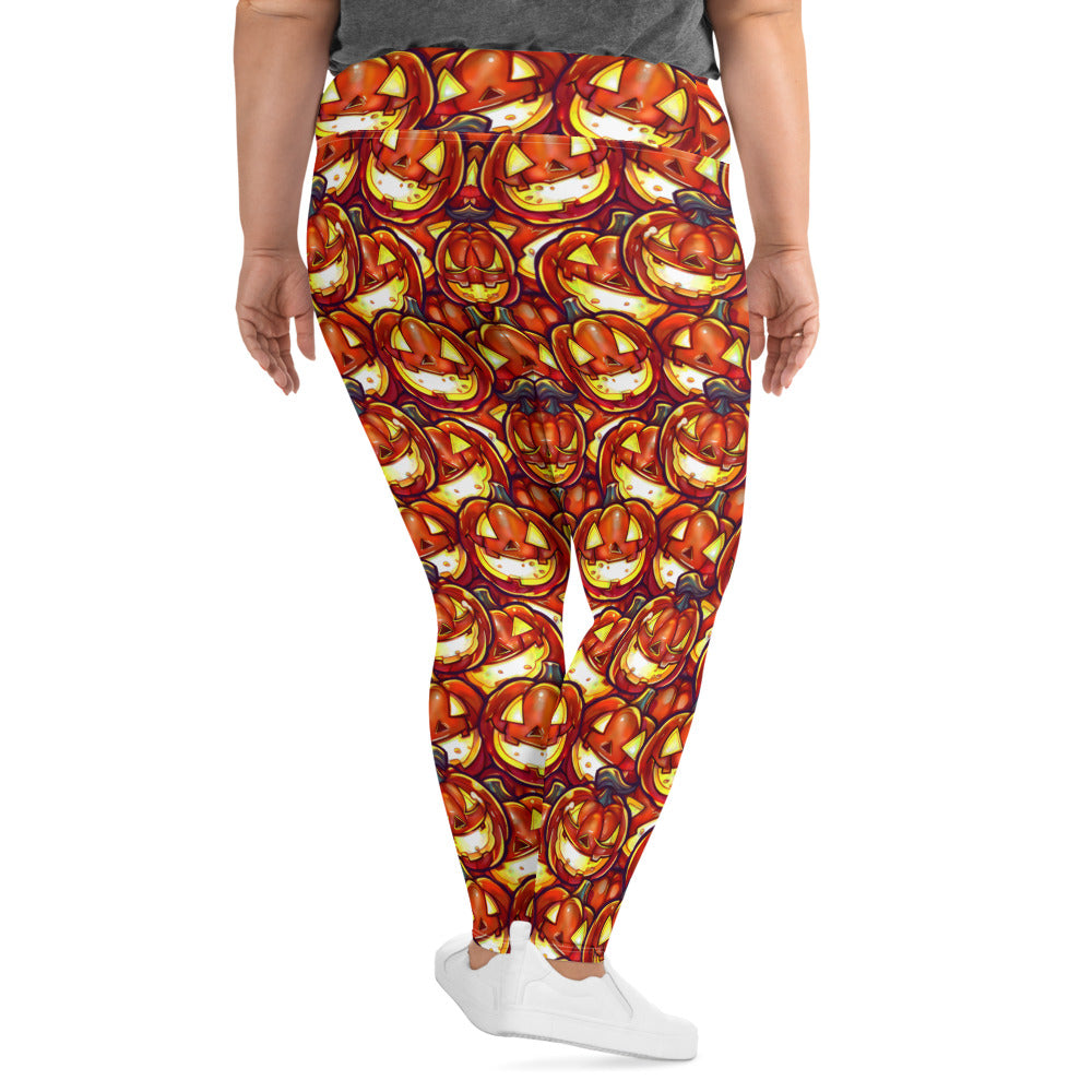 All-Over Print Plus Size Leggings