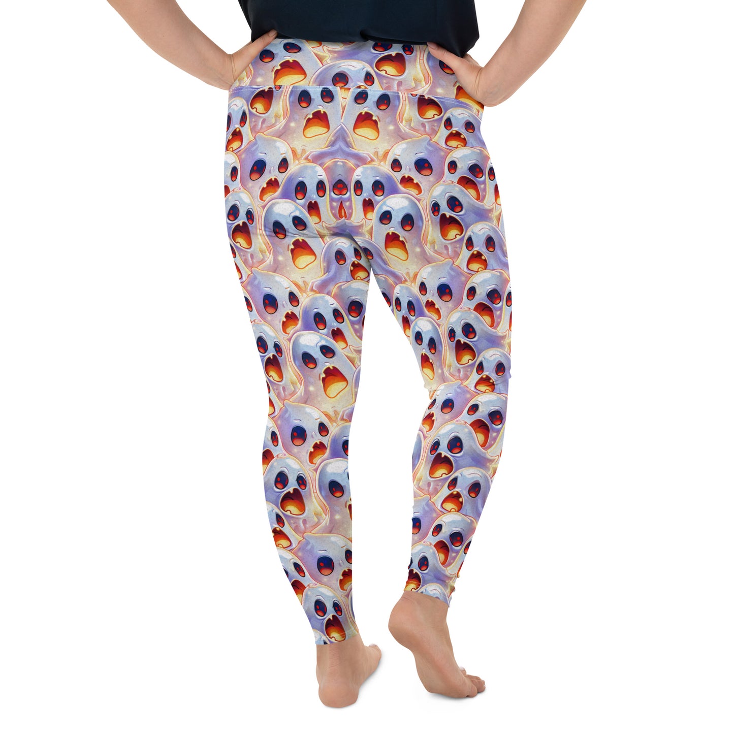 All-Over Print Plus Size Leggings