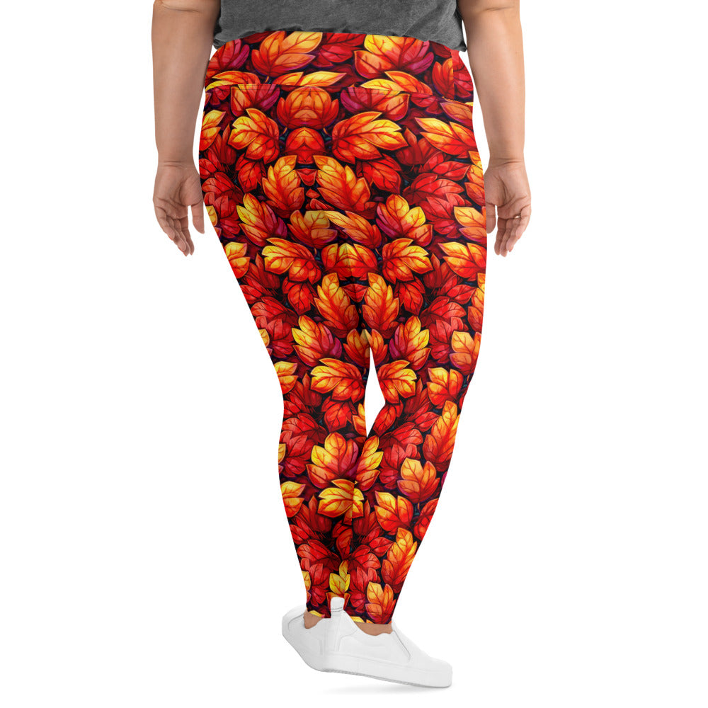 All-Over Print Plus Size Leggings