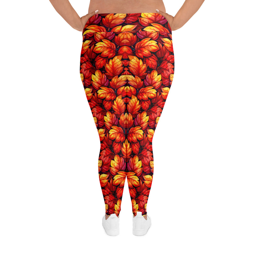 All-Over Print Plus Size Leggings