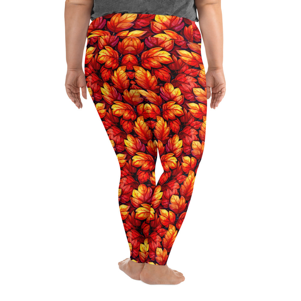 All-Over Print Plus Size Leggings