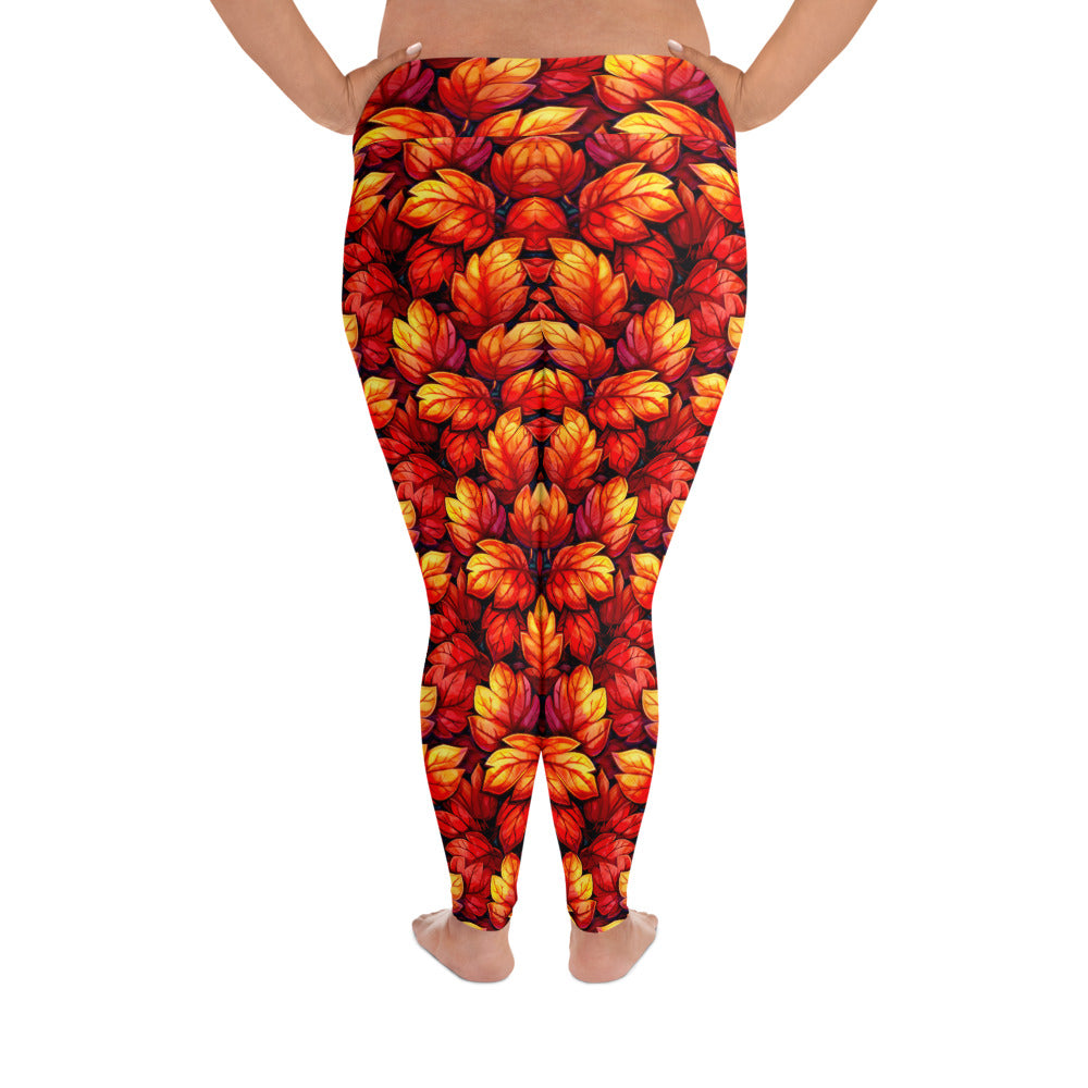 All-Over Print Plus Size Leggings