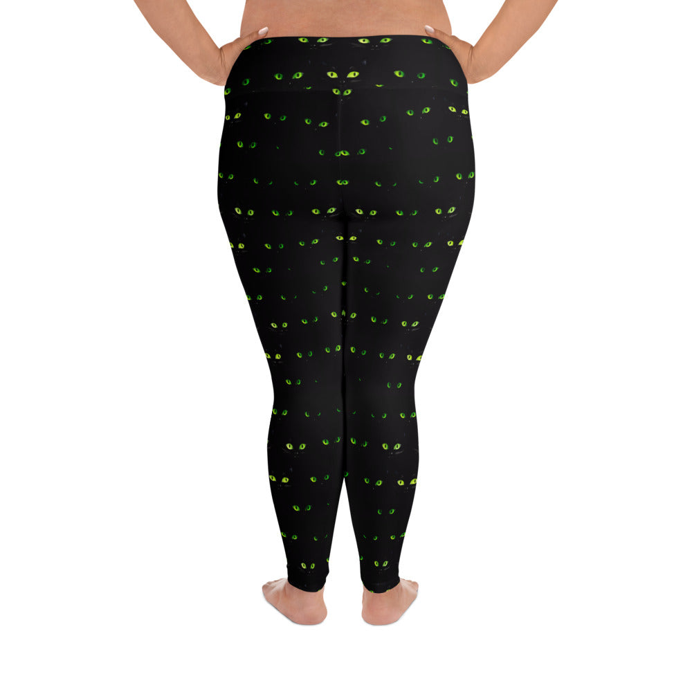 All-Over Print Plus Size Leggings