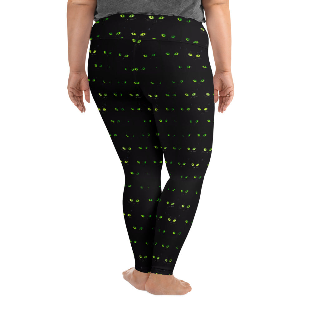 All-Over Print Plus Size Leggings