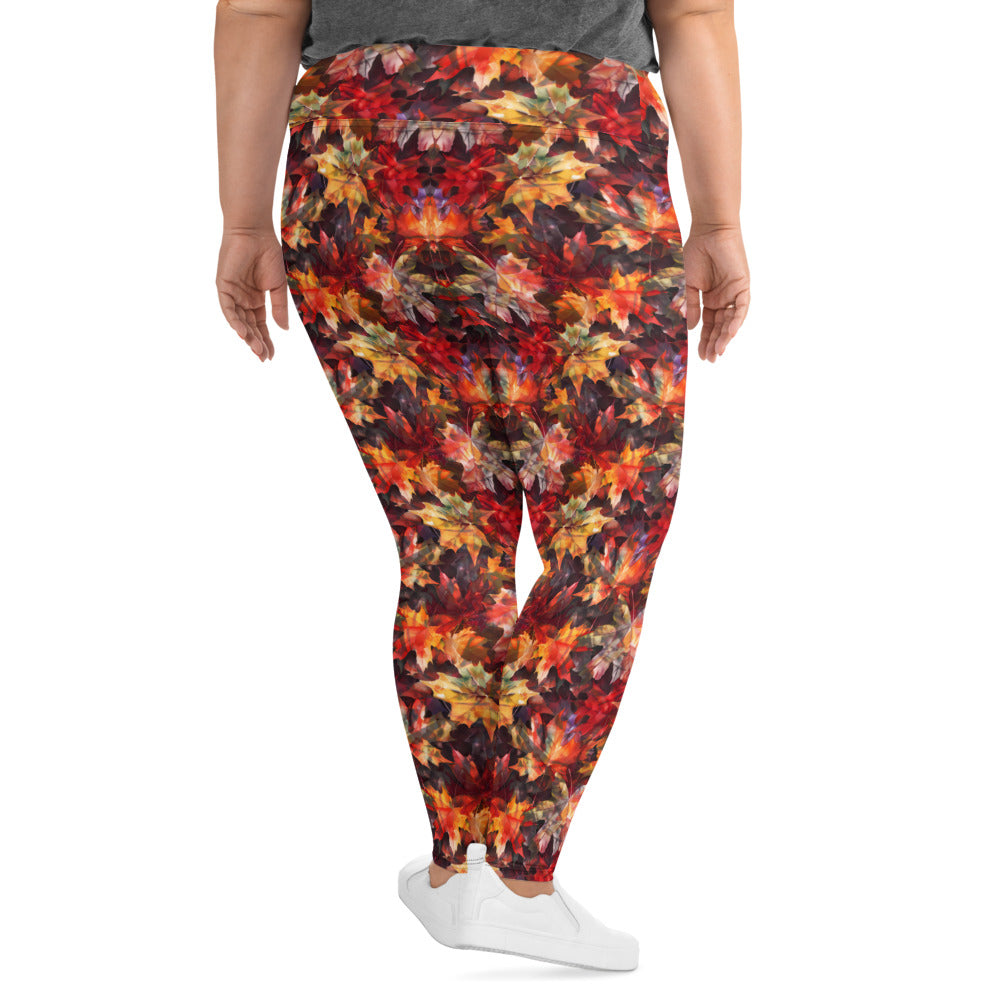 All-Over Print Plus Size Leggings