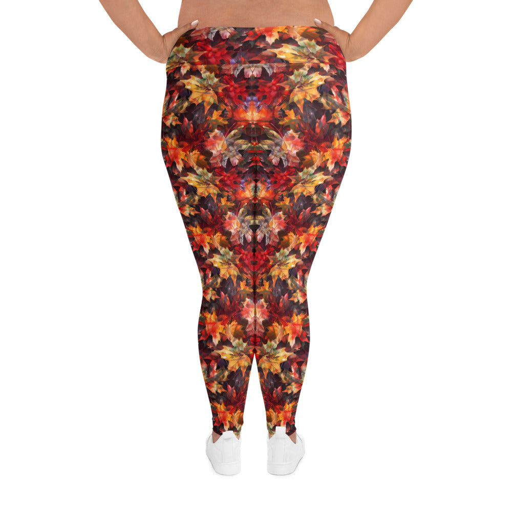 All-Over Print Plus Size Leggings