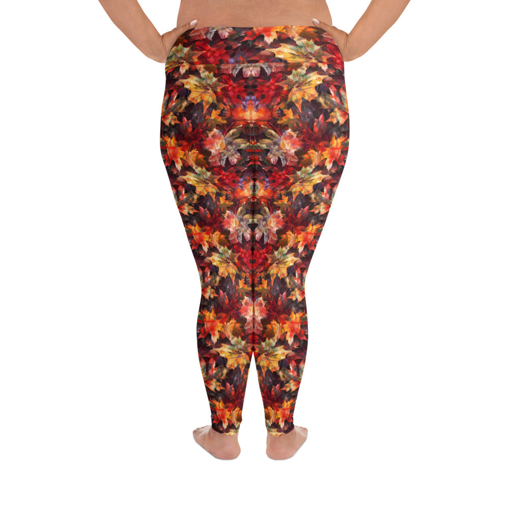 All-Over Print Plus Size Leggings