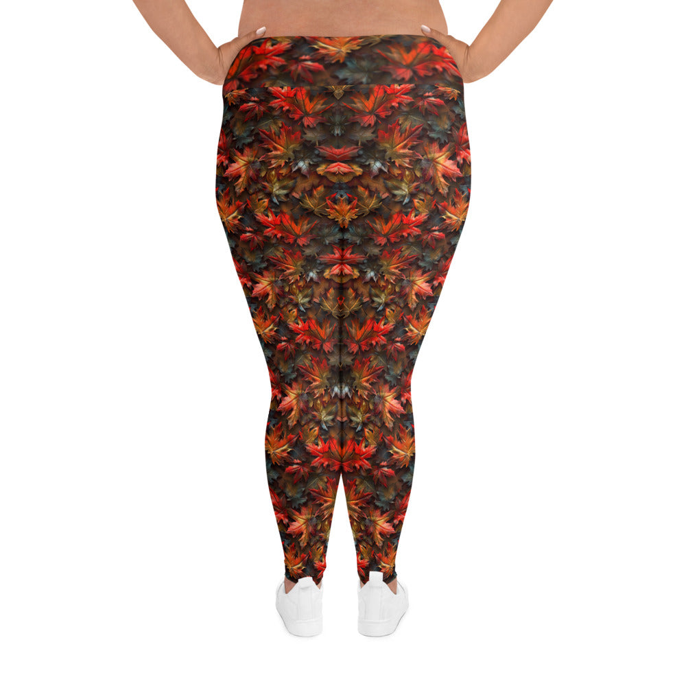 All-Over Print Plus Size Leggings