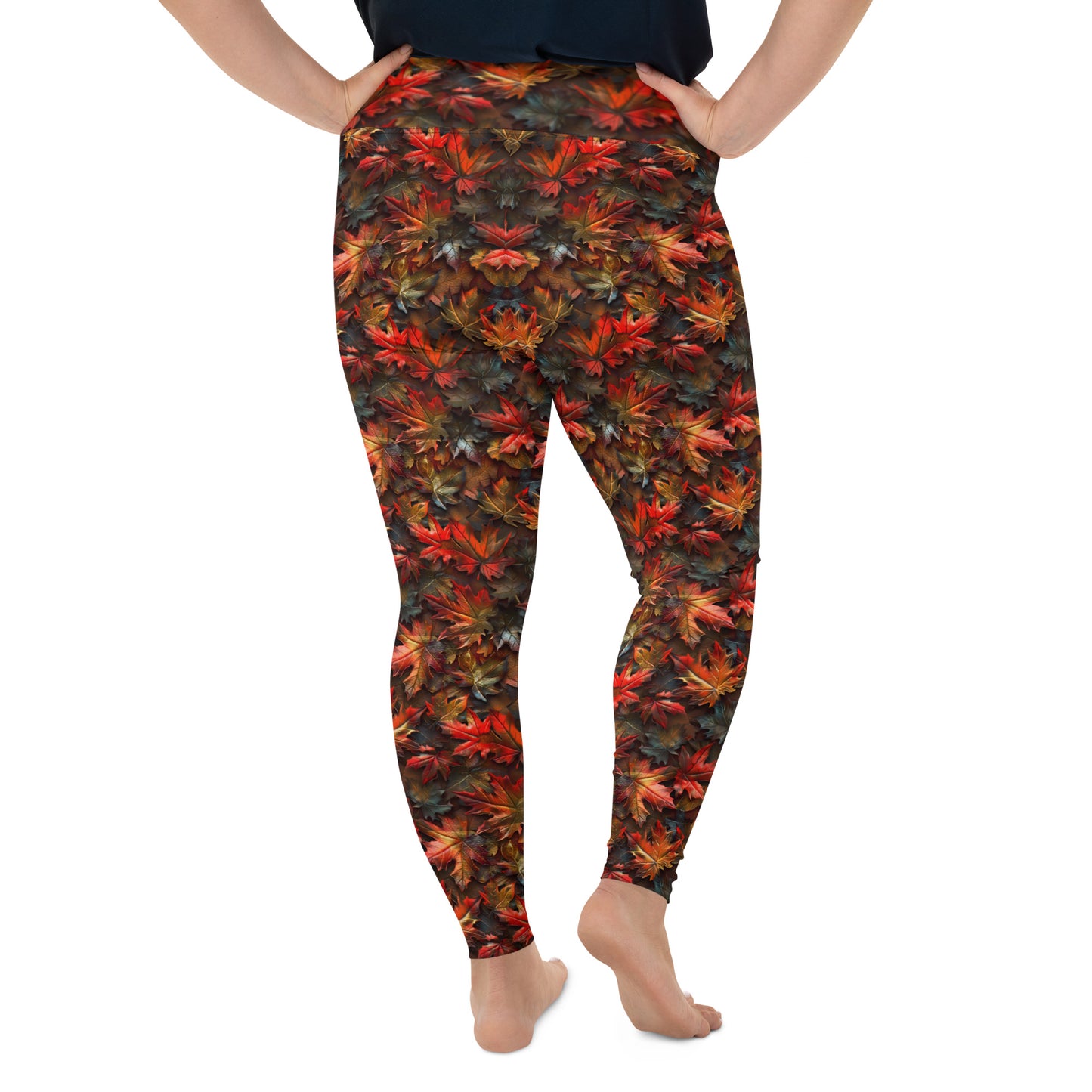 All-Over Print Plus Size Leggings