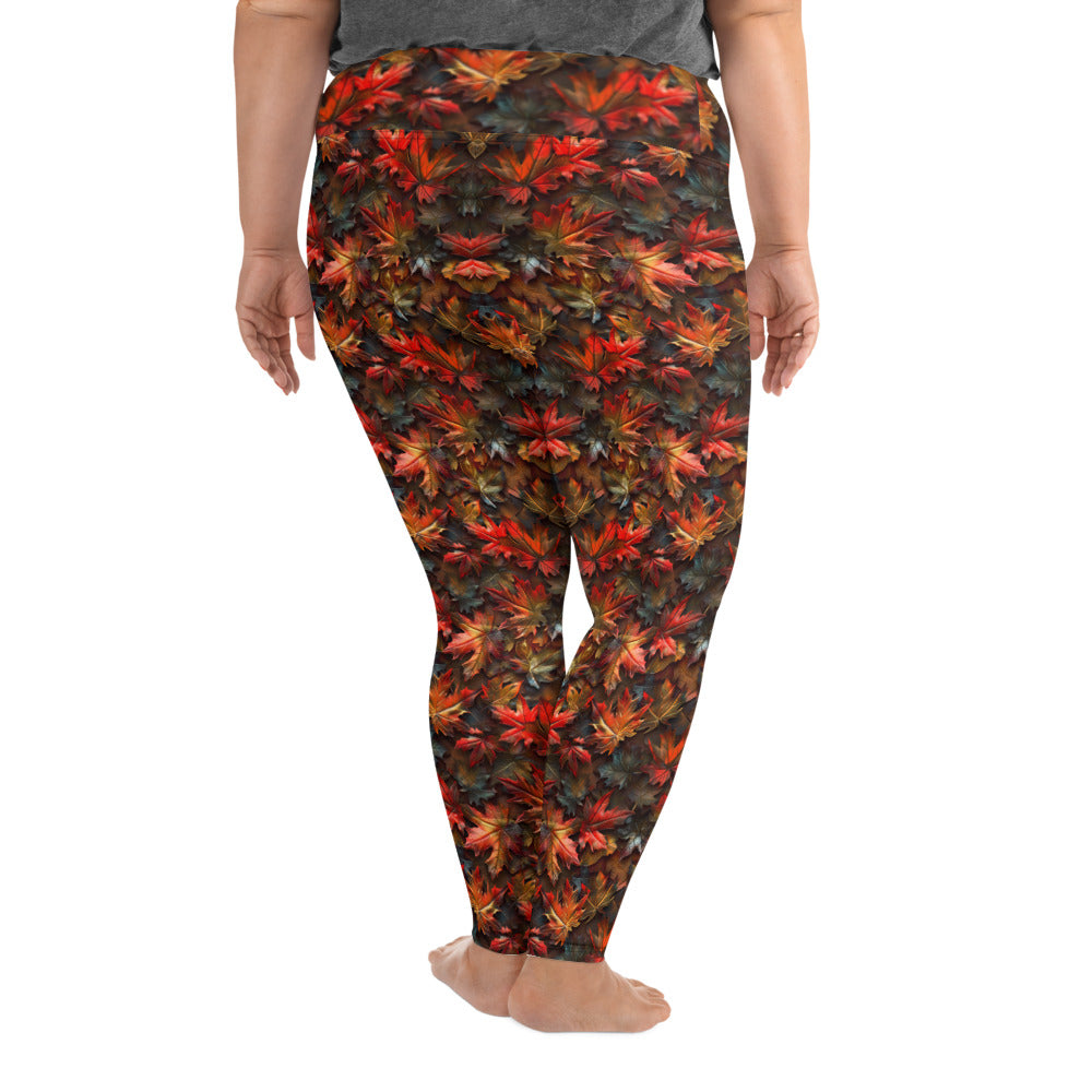 All-Over Print Plus Size Leggings