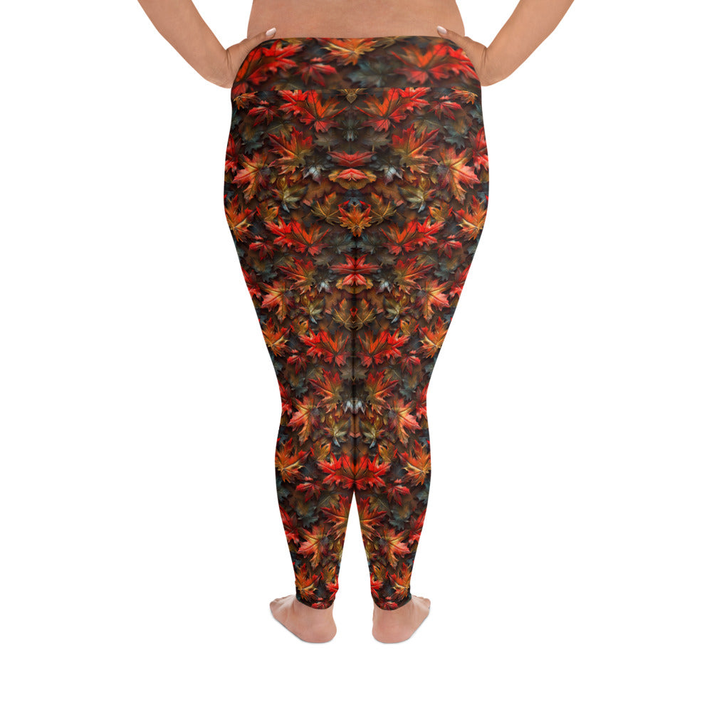 All-Over Print Plus Size Leggings