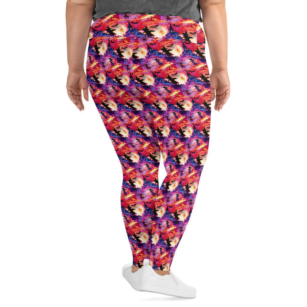 All-Over Print Plus Size Leggings