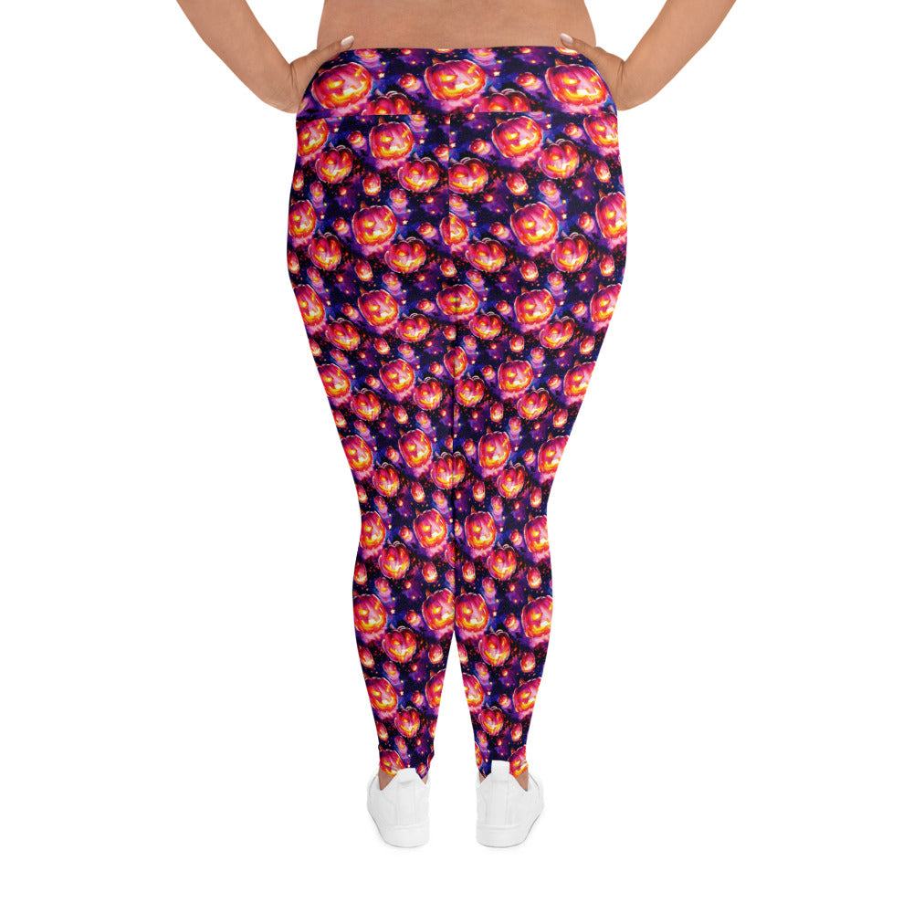 All-Over Print Plus Size Leggings