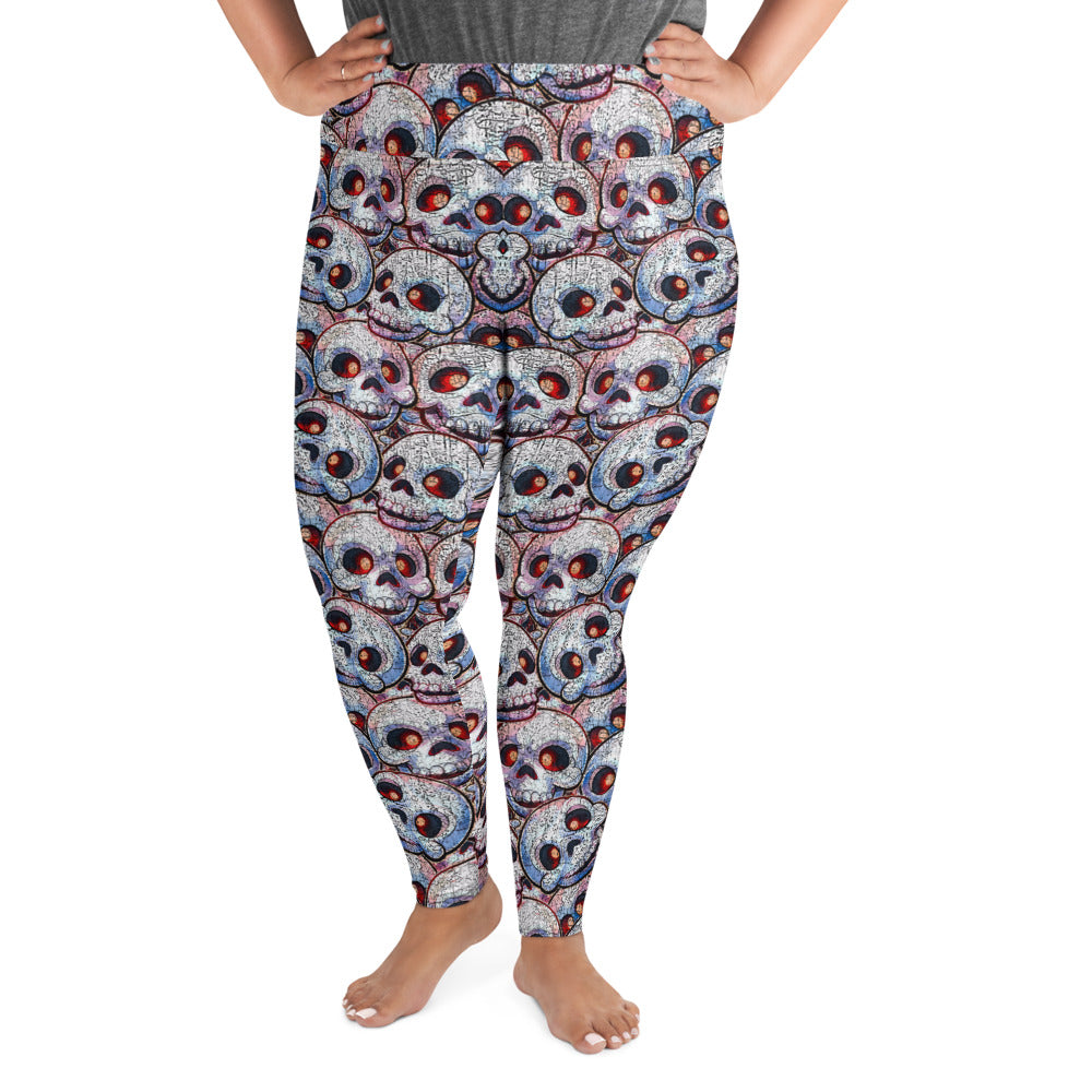 All-Over Print Plus Size Leggings