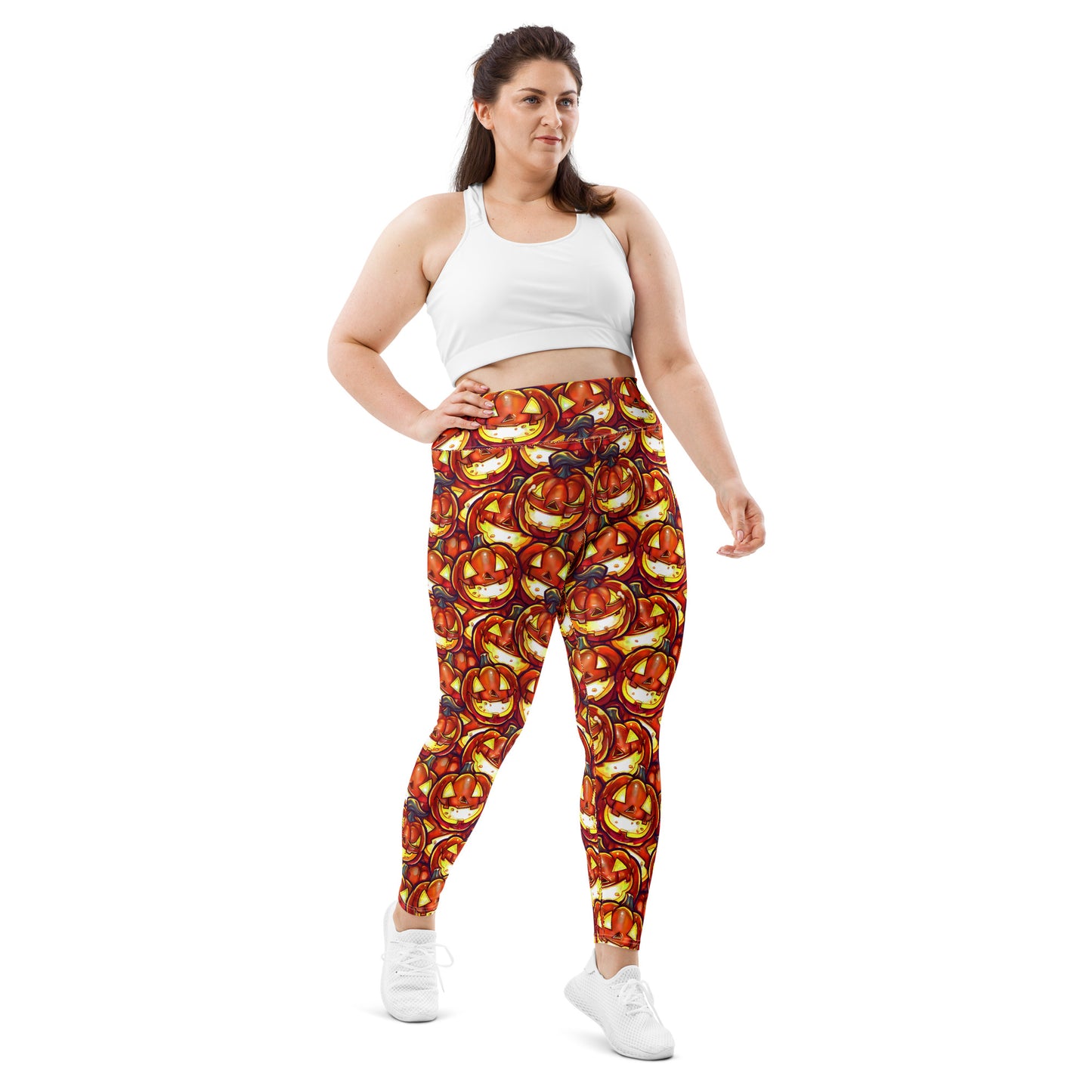 All-Over Print Plus Size Leggings