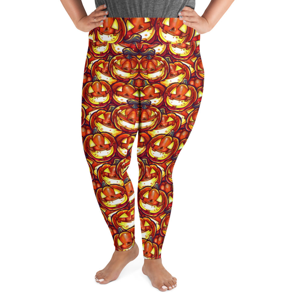 All-Over Print Plus Size Leggings