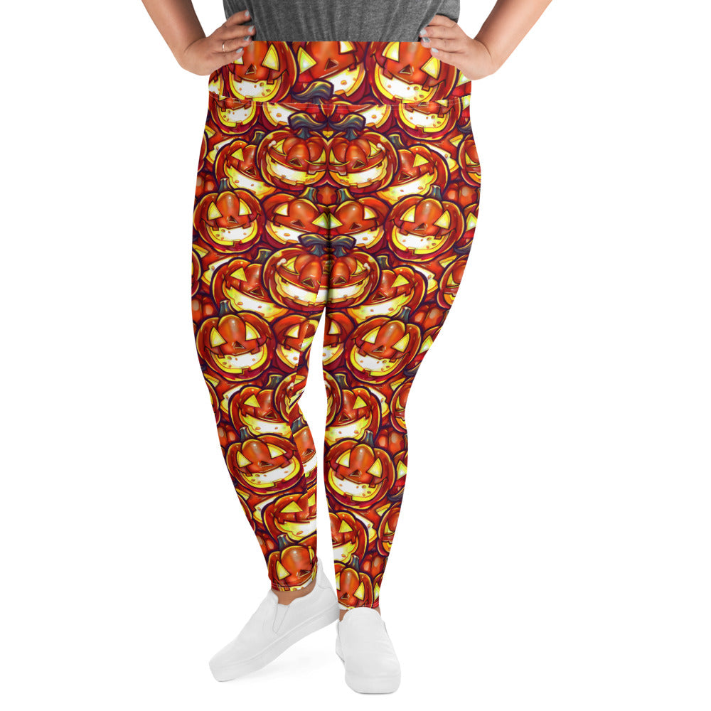 All-Over Print Plus Size Leggings