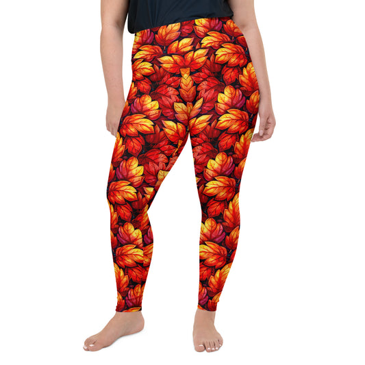 All-Over Print Plus Size Leggings