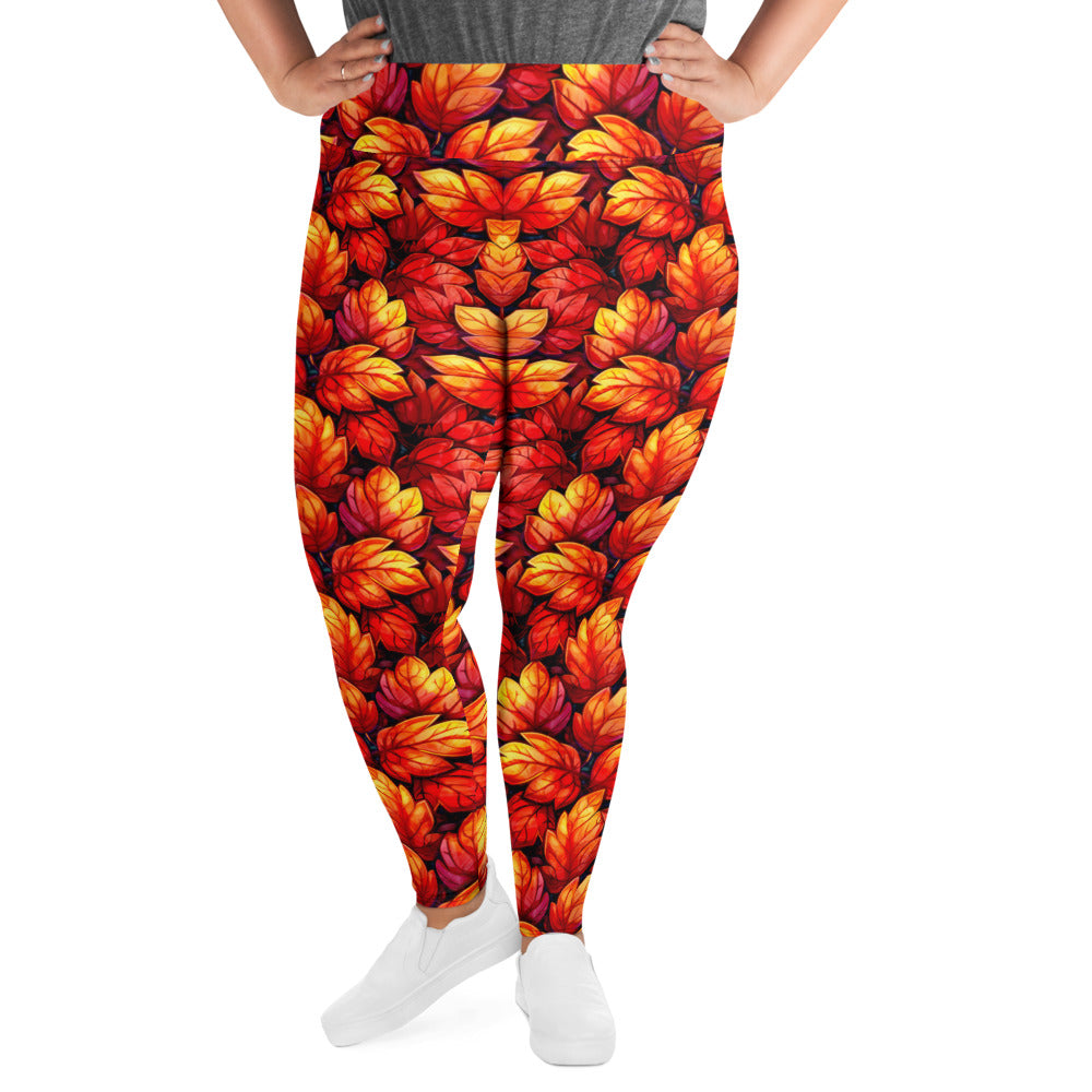 All-Over Print Plus Size Leggings