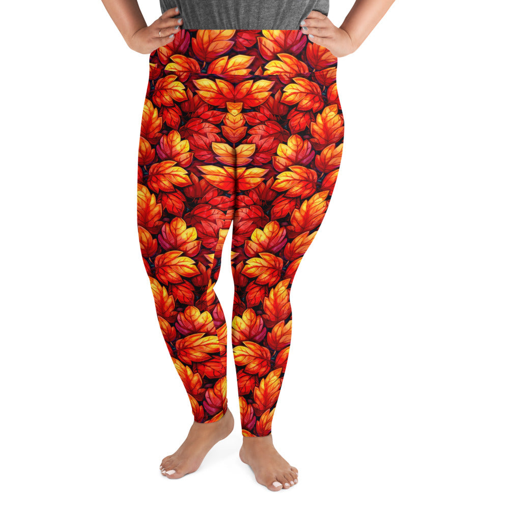 All-Over Print Plus Size Leggings