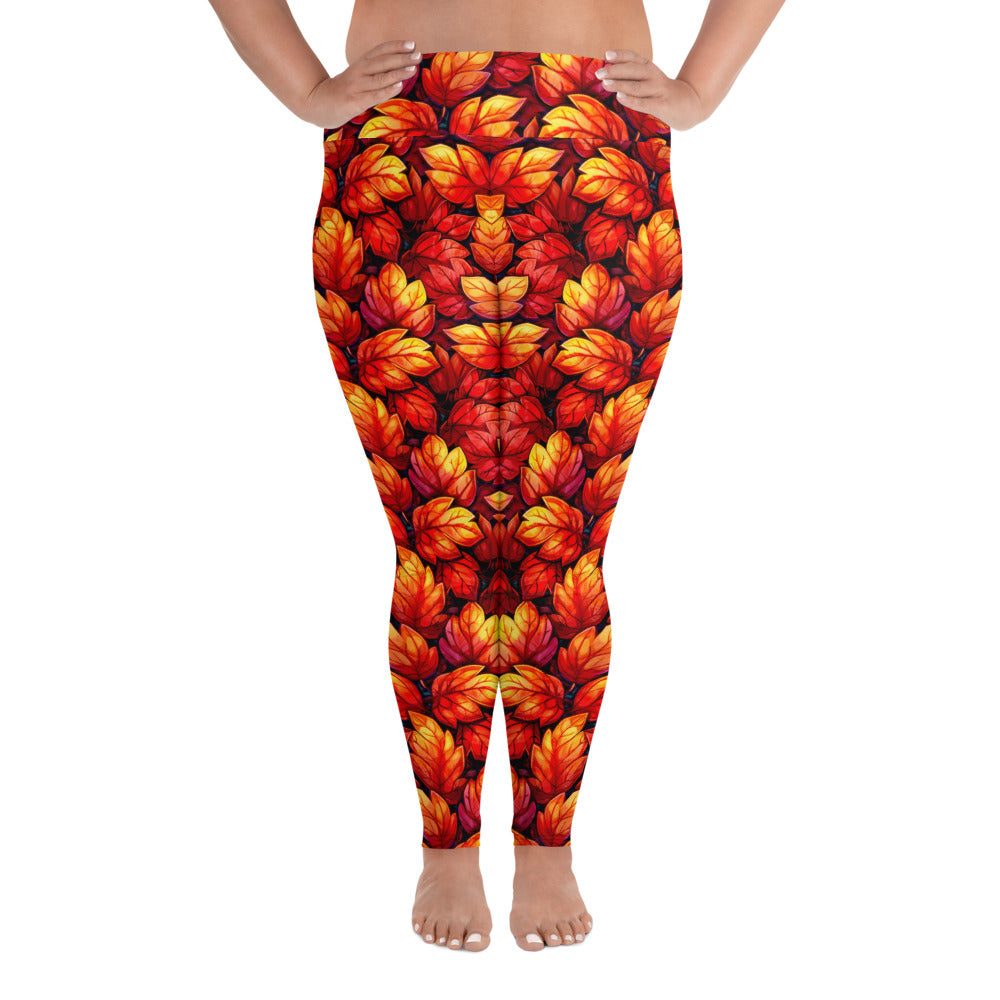 All-Over Print Plus Size Leggings