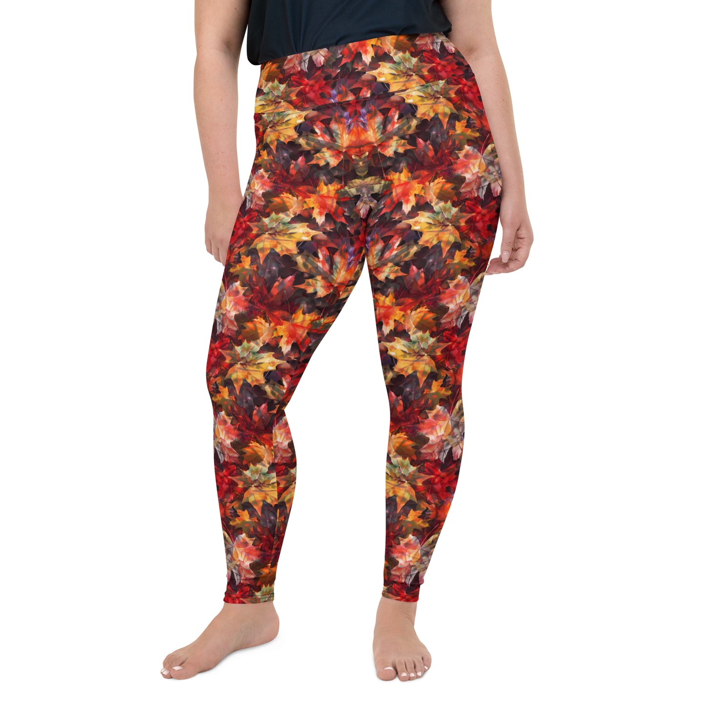 All-Over Print Plus Size Leggings