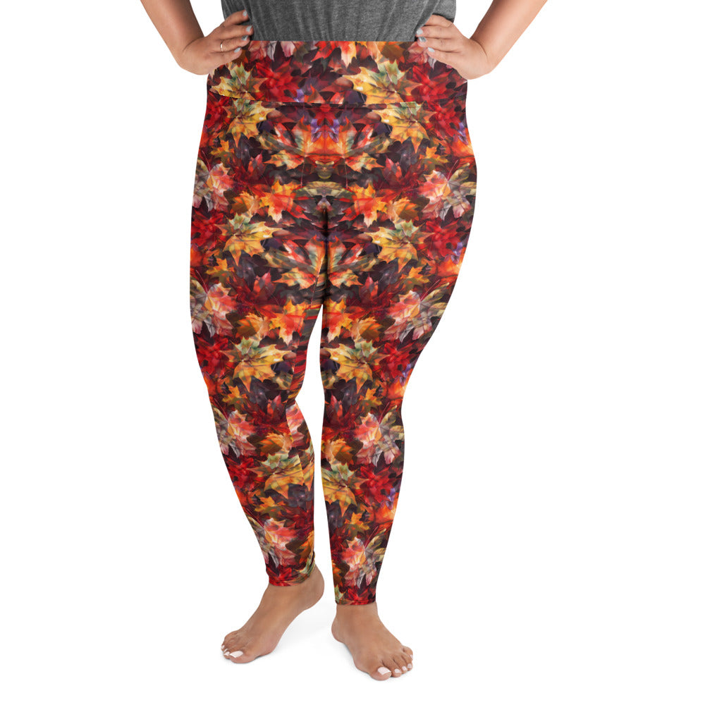 All-Over Print Plus Size Leggings