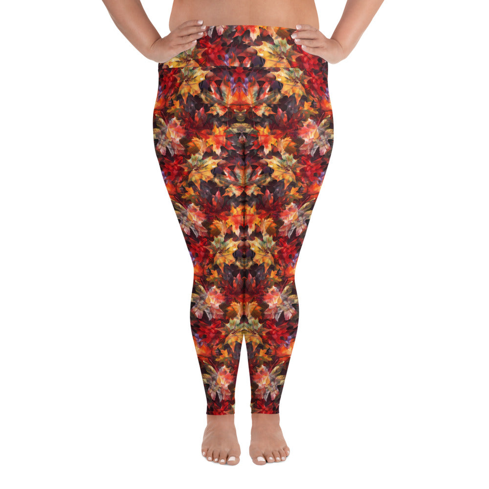 All-Over Print Plus Size Leggings