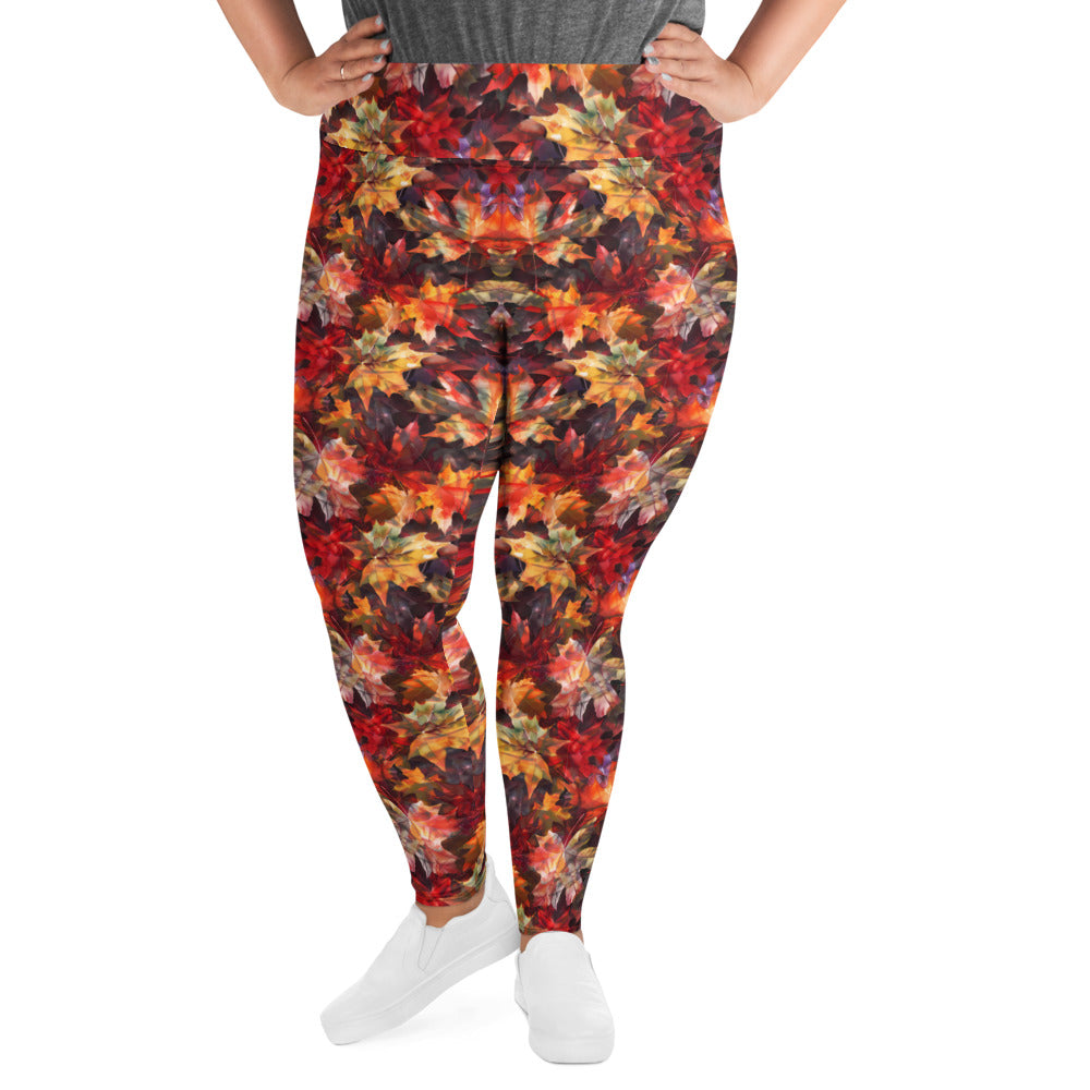 All-Over Print Plus Size Leggings