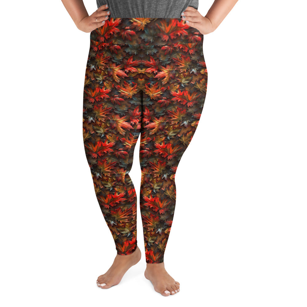 All-Over Print Plus Size Leggings