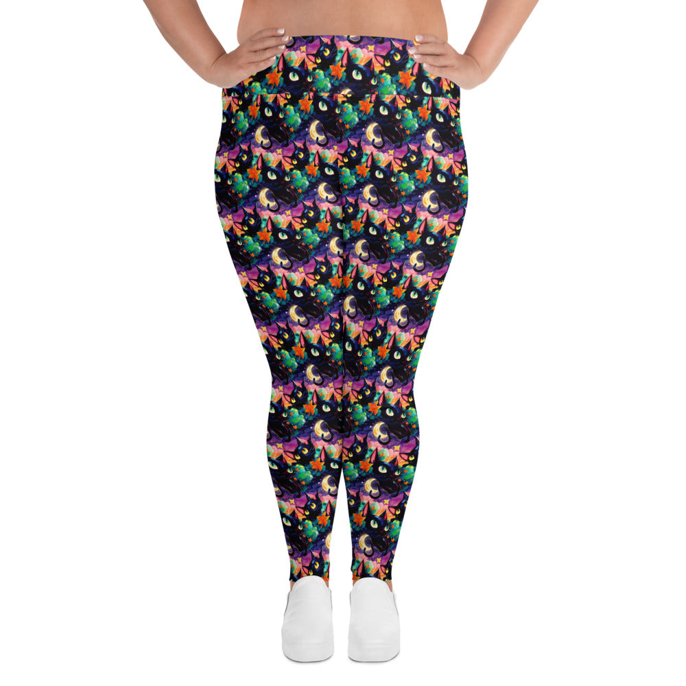 All-Over Print Plus Size Leggings