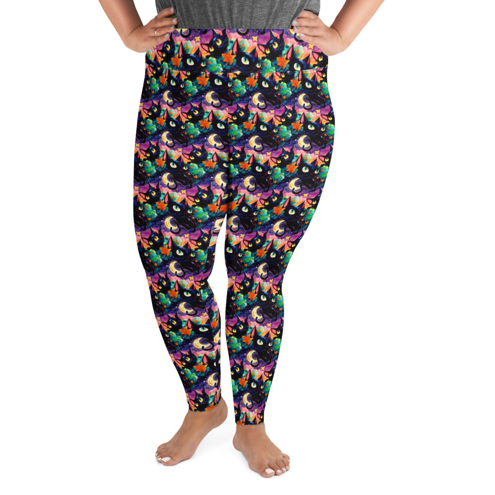 All-Over Print Plus Size Leggings