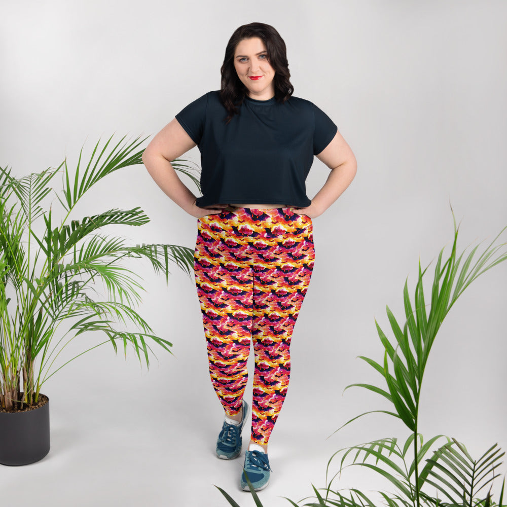 All-Over Print Plus Size Leggings