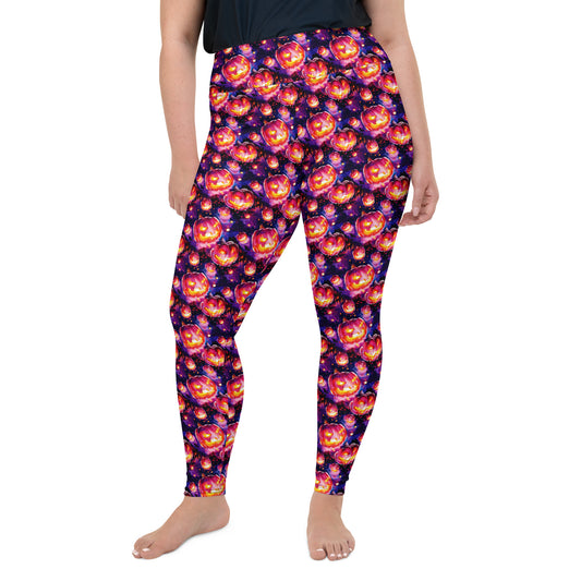 All-Over Print Plus Size Leggings