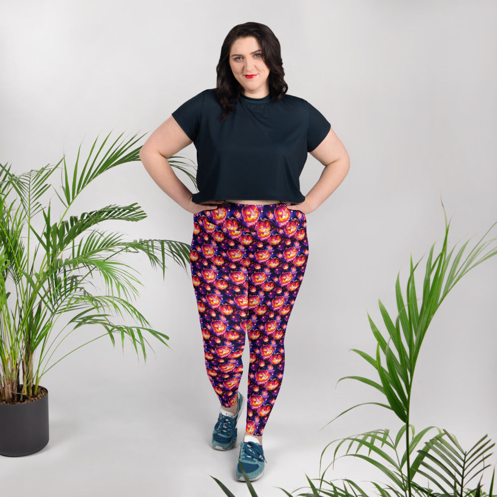 All-Over Print Plus Size Leggings