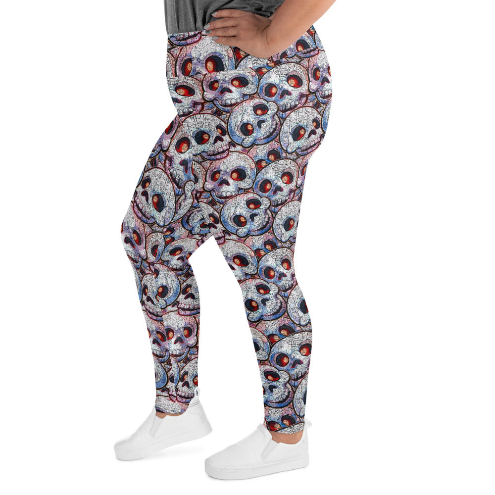 All-Over Print Plus Size Leggings