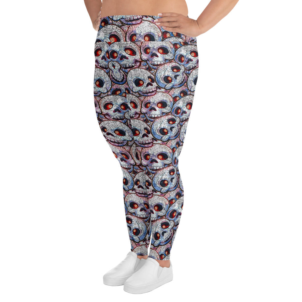 All-Over Print Plus Size Leggings