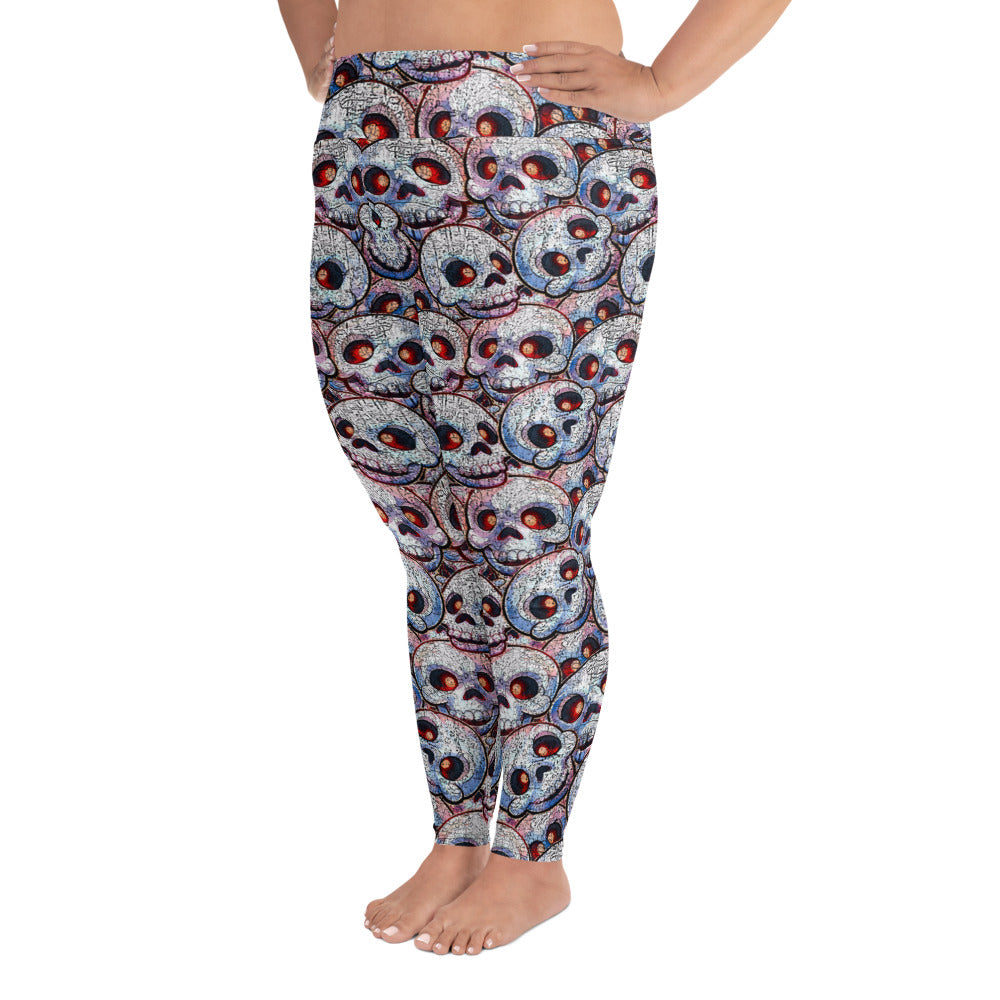 All-Over Print Plus Size Leggings