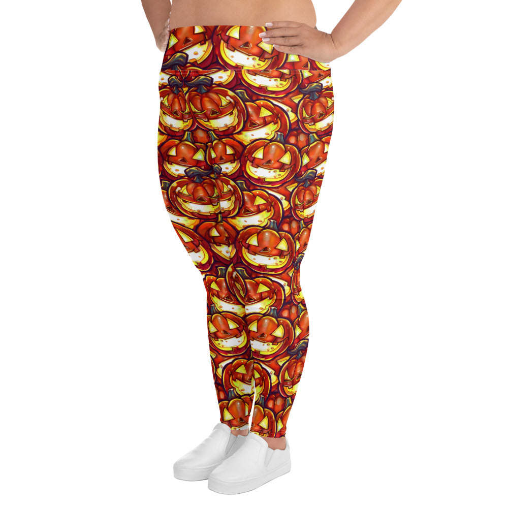 All-Over Print Plus Size Leggings