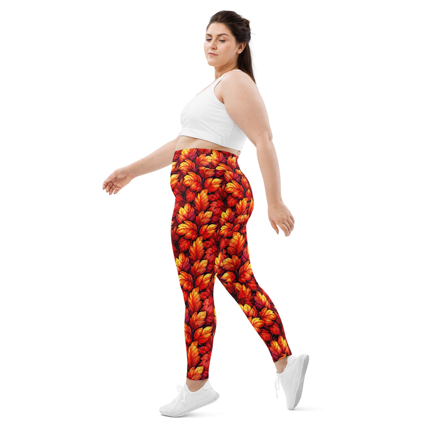 All-Over Print Plus Size Leggings