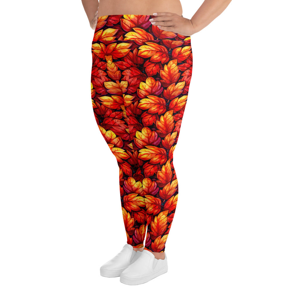 All-Over Print Plus Size Leggings