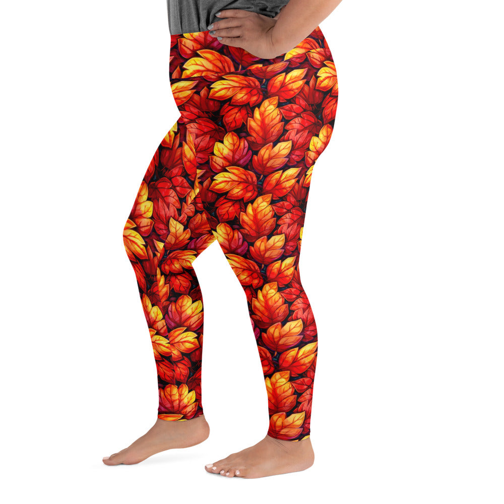 All-Over Print Plus Size Leggings